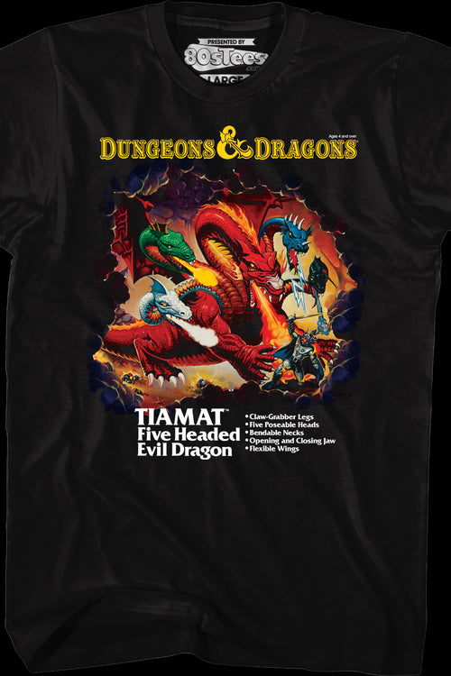 Tiamat Box Art Dungeons & Dragons T-Shirtmain product image