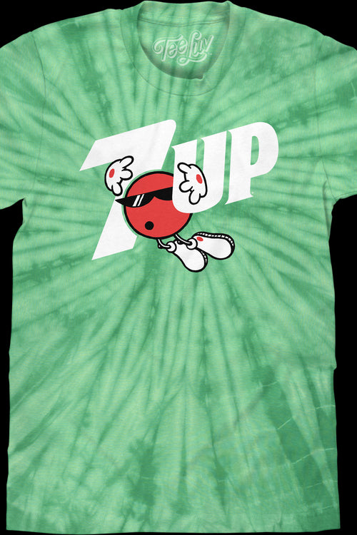 Tie Dye Cool Spot 7 Up T-Shirtmain product image