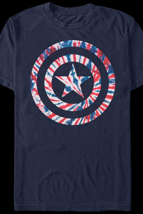 Tie Dyed Captain America T-Shirtmain product image