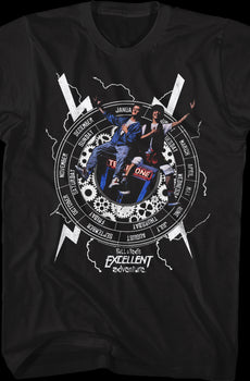 Time Machine Bill and Ted's Excellent Adventure T-Shirt