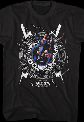 Time Machine Bill and Ted's Excellent Adventure T-Shirt
