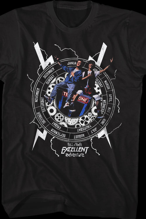 Time Machine Bill and Ted's Excellent Adventure T-Shirtmain product image