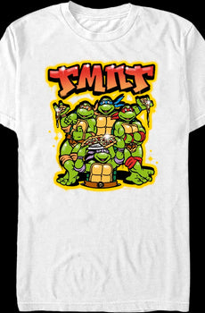 TMNT Airbrush Graffiti Teenage Mutant Ninja Turtles T-Shirt