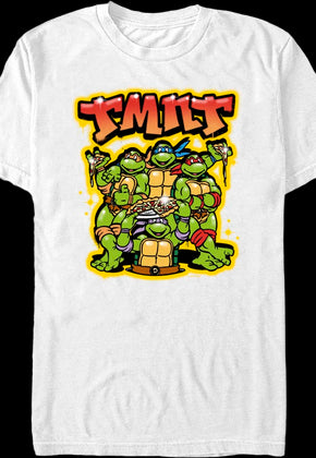 TMNT Airbrush Graffiti Teenage Mutant Ninja Turtles T-Shirt