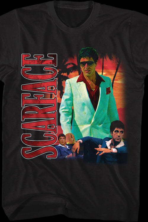 Tony Montana Collage Scarface T-Shirtmain product image