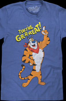 Tony the Tiger They're Great Frosted Flakes T-Shirt