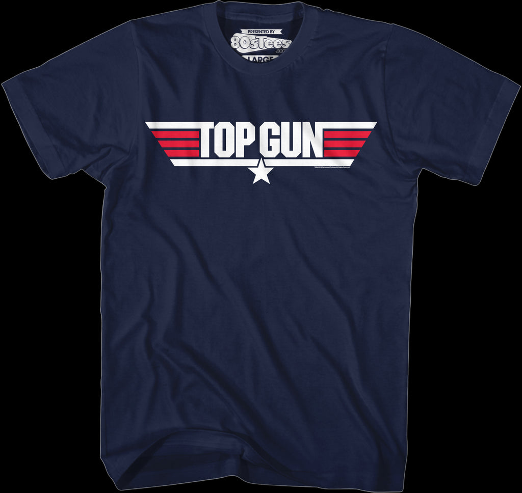 Top Gun Logo T-Shirt: 80s Movies Top Gun T-shirt