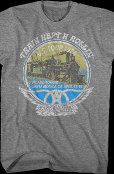 Train Kept A Rollin' Aerosmith T-Shirt