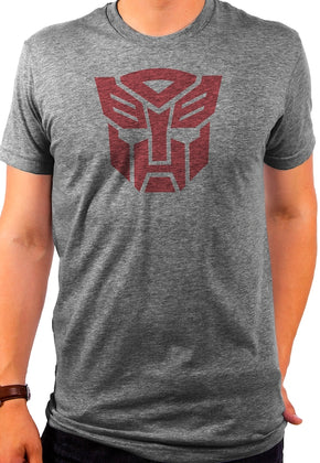 Transformers Autobot Logo Grey T-Shirt