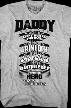 Transformers Father's Day T-Shirt