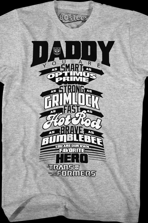 Transformers Father's Day T-Shirtmain product image