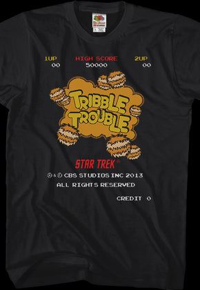 Tribble Trouble Video Game Star Trek T-Shirt