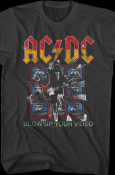 TV Screens Blow Up Your Video ACDC Shirt
