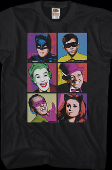 TV Series Pop Art Batman T-Shirt