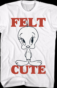 Tweety Felt Cute Looney Tunes T-Shirt
