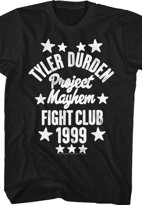 Tyler Durden Project Mayhem Fight Club T-Shirt