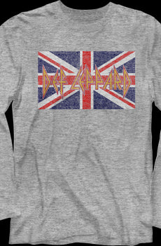 Union Jack Def Leppard Long Sleeve Shirt