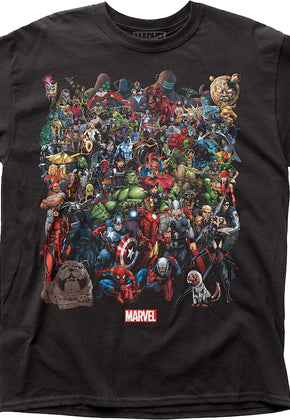 Universe Group Photo Marvel Comics T-Shirt