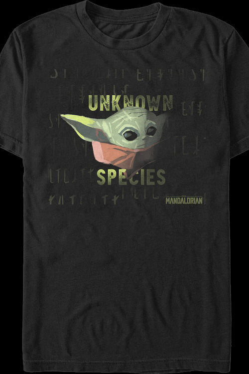 Unknown Species The Child Star Wars The Mandalorian T-Shirtmain product image