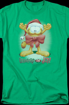 Unwrap The Joy Garfield T-Shirt