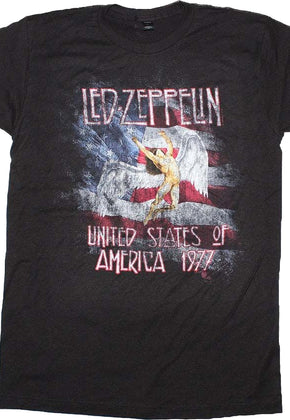 USA 1977 Led Zeppelin T-Shirt