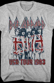 USA Tour 1983 Def Leppard T-Shirt