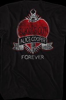 Varsity School's Out Forever Alice Cooper T-Shirt