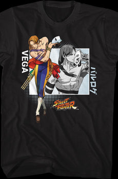 Vega Unmasked Street Fighter T-Shirt