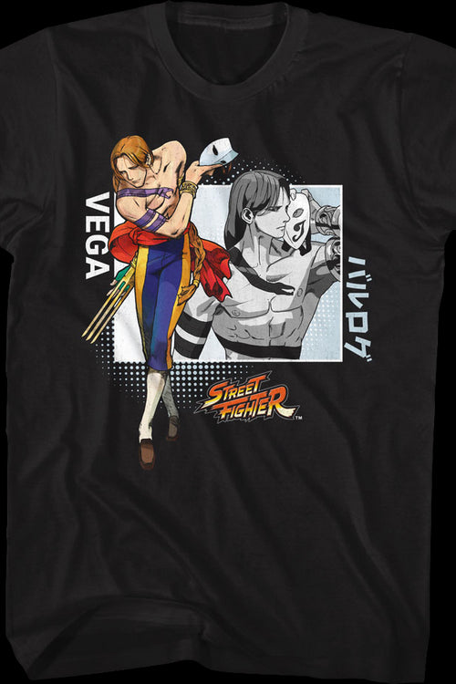 Vega Unmasked Street Fighter T-Shirtmain product image