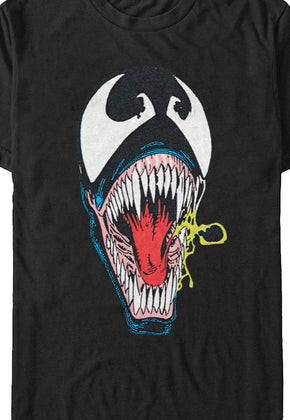 Venom Fangs Marvel Comics T-Shirt