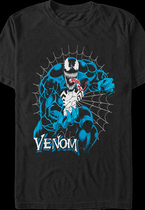 Venom Web Marvel Comics T-Shirt