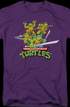 Video Game Heroes Teenage Mutant Ninja Turtles T-Shirt
