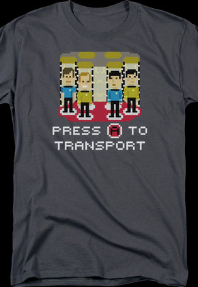 Video Game Transport Star Trek T-Shirt
