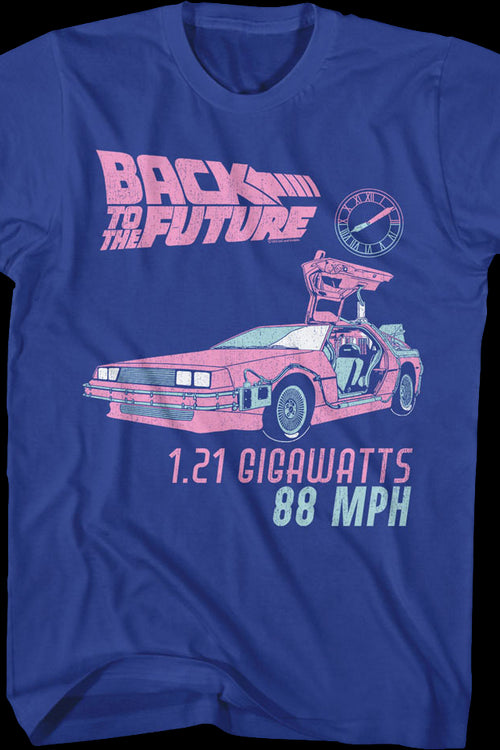 Vintage 1.21 Gigawatts Back To The Future T-Shirtmain product image