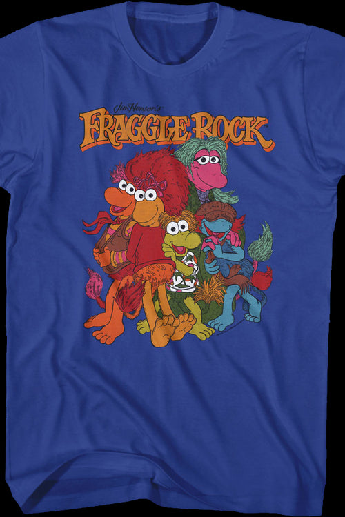 Vintage Blue Group Picture Fraggle Rock T-Shirtmain product image
