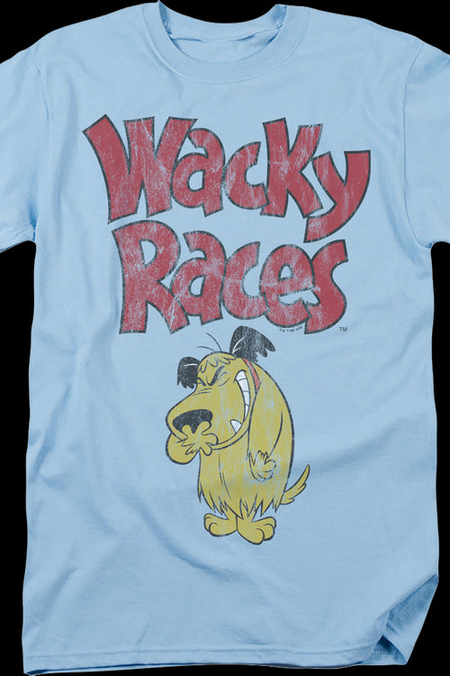 Vintage Blue Muttley Wacky Races T-Shirtmain product image