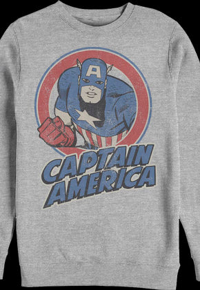 Vintage Captain America Marvel Comics Sweatshirt