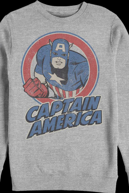 Vintage Captain America Marvel Comics Sweatshirtmain product image