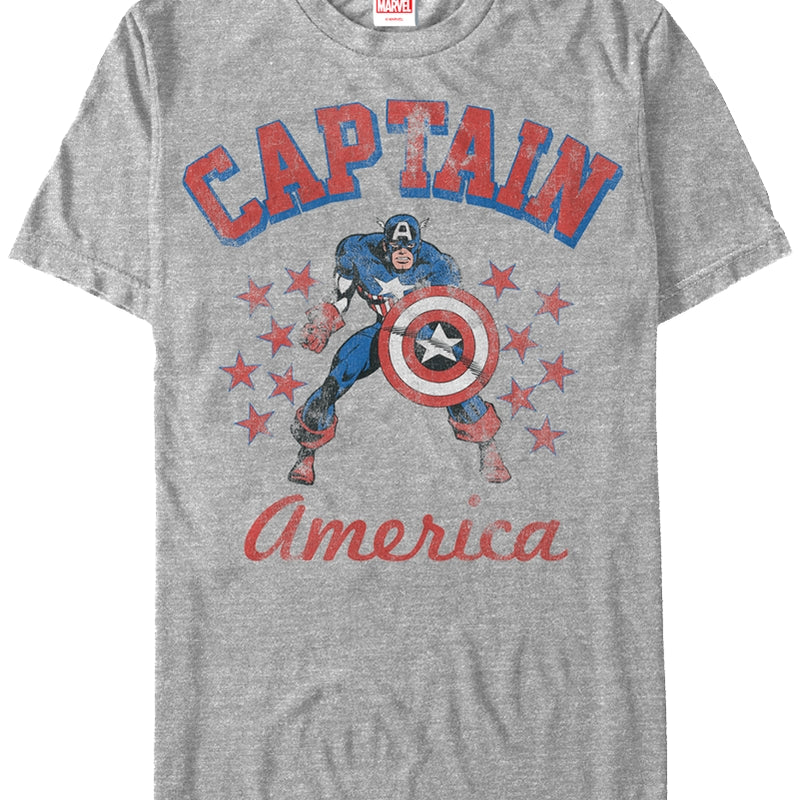 Vintage Captain America T Shirt Marvel Comics