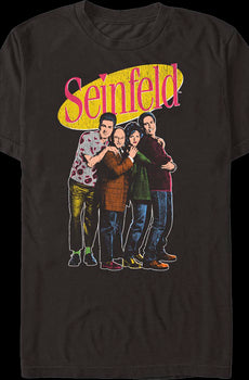 Vintage Cast Photo Seinfeld T-Shirt