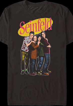 Vintage Cast Photo Seinfeld T-Shirt