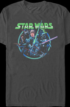 Vintage Circle Photo Star Wars T-Shirt