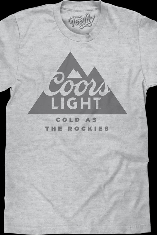 Vintage Cold As The Rockies Coors Light T-Shirtmain product image