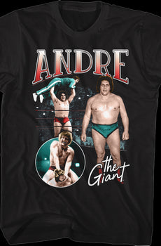 Vintage Collage Andre The Giant T-Shirt