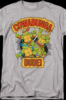 Vintage Cowabunga Dude Teenage Mutant Ninja Turtles T-Shirt