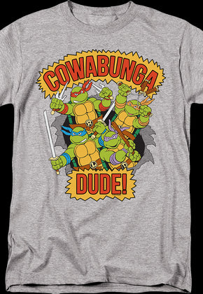 Vintage Cowabunga Dude Teenage Mutant Ninja Turtles T-Shirt
