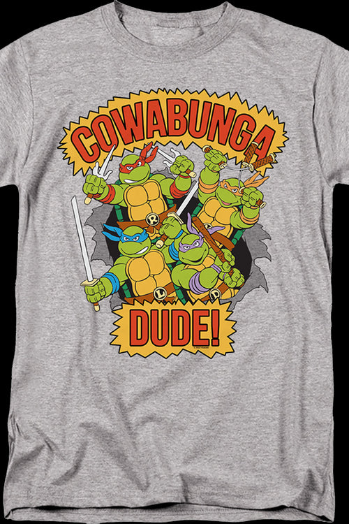 Vintage Cowabunga Dude Teenage Mutant Ninja Turtles T-Shirtmain product image