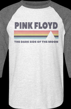 Vintage Dark Side of the Moon Pink Floyd Raglan Baseball Shirt