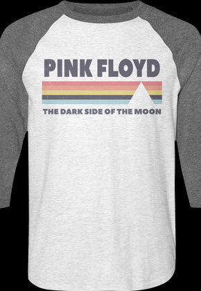 Vintage Dark Side of the Moon Pink Floyd Raglan Baseball Shirt