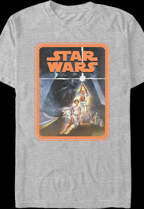 Vintage Episode IV Poster Frame Star Wars T-Shirt